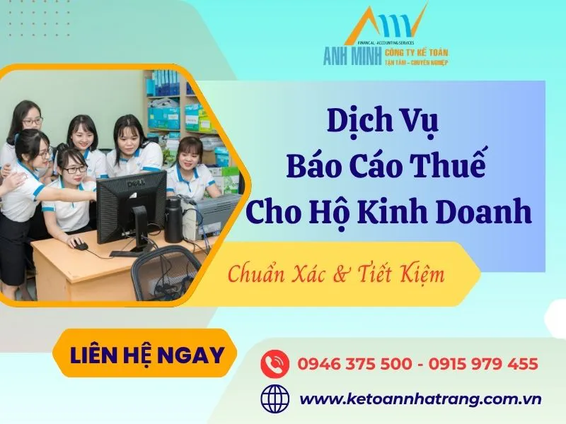 Dịch vụ báo cáo thuế cho hộ kinh doanh – Chuẩn Xác & Tiết Kiệm
