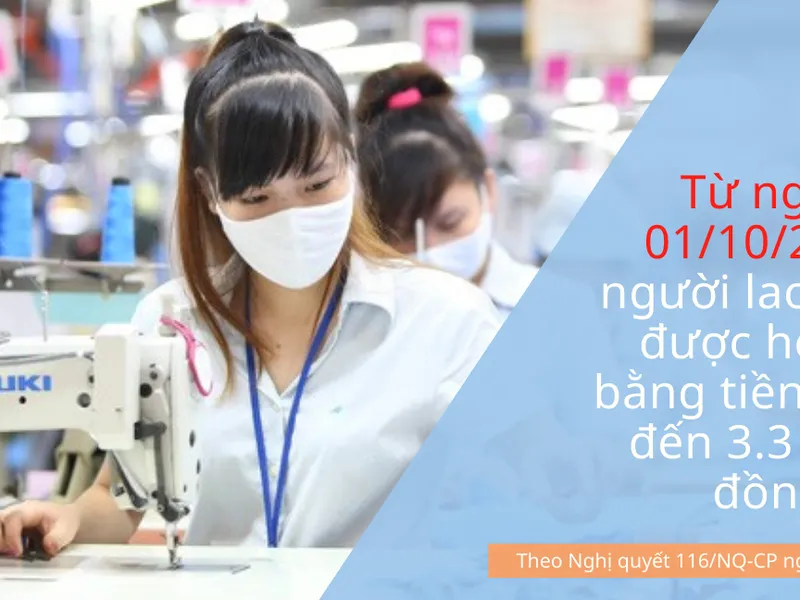 Nghị quyết số 116/NQ-CP ngày 24/9/2021 hỗ trợ NLĐ do COVID-19 từ Quỹ bảo hiểm thất nghiệp