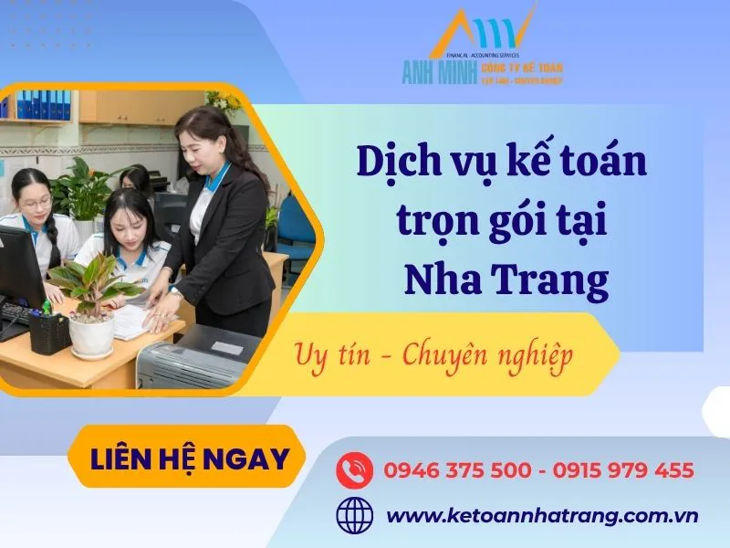Dịch vụ kế toán trọn gói tại Nha Trang Khánh Hòa【Kế toán Anh Minh】