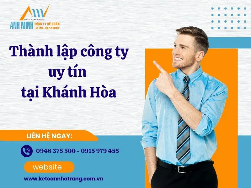 【Mới nhất】Dịch vụ tư vấn thành lập công ty uy tín tại Khánh Hòa 2025