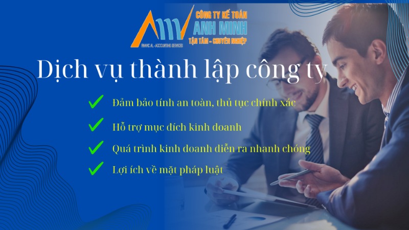 Ưu điểm của dịch vụ thành lập công ty tại Kế toán Anh Minh Ưu điểm của dịch vụ thành lập công ty tại Kế toán Anh Minh