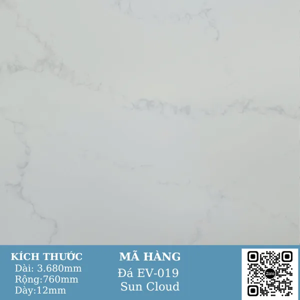 ĐÁ SOLID SURFACE VÂN MÂY EV-019 SUN CLOUD