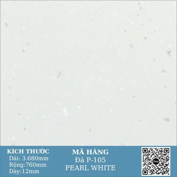 Solid Surface Stone P -105 PEAR WHITE