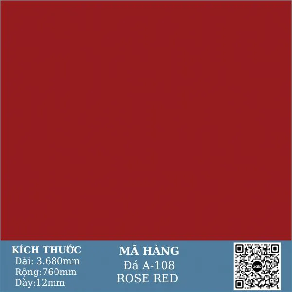 Đá Solid Surface A - 108 Rose Red