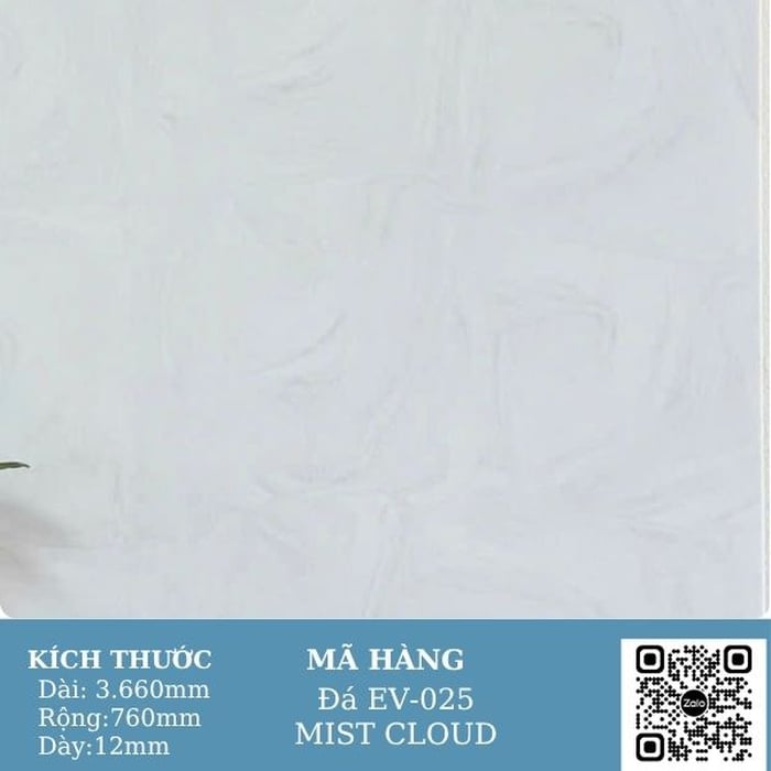 Đá Solid Surface EV-025 Mist Cloud