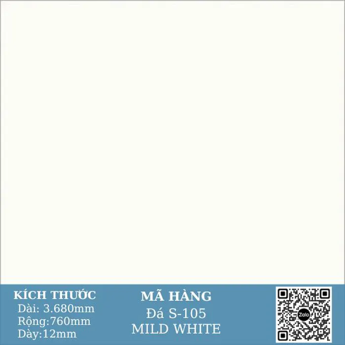 Solid Surface Stone S -105 MILK WHITE