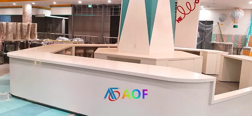 Thi Công Quầy Bar Đá Solid Surface Chống Thấm Kháng Khuẩn | Bình Thuận – Vũng Tàu