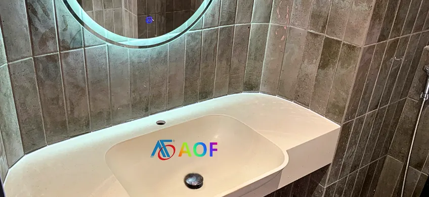 Ưu nhược điểm lavabo đá solid surface có bền không