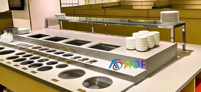 Thi Công Đá SolidSurface Chống Thấm –  Cơ Quan & Nhà Hàng Tại Thái Bình – Nam Định – Ninh Bình