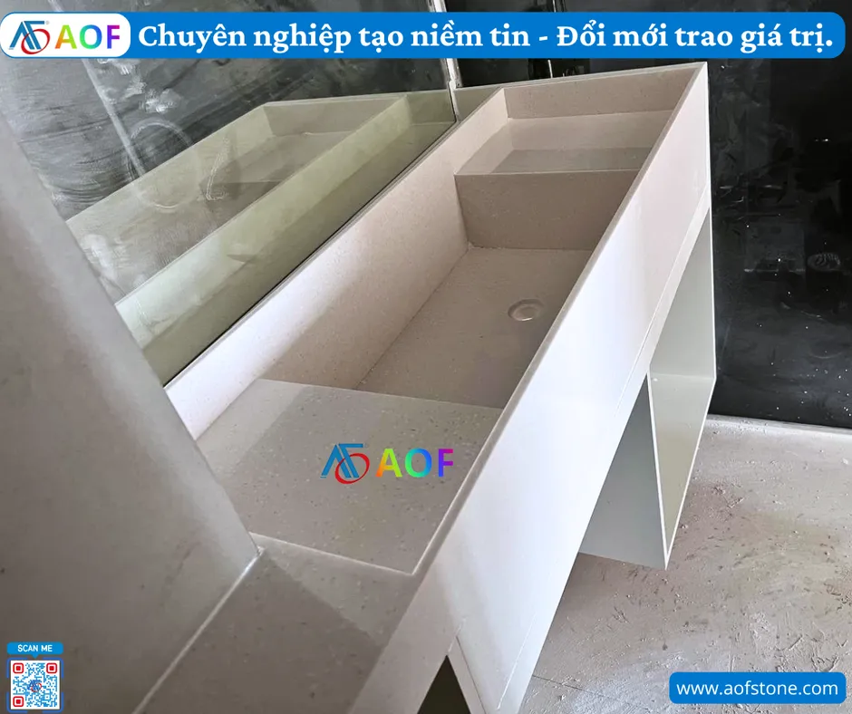 Báo giá lavabo solid surface tại Đà Nẵng theo yêu cầu