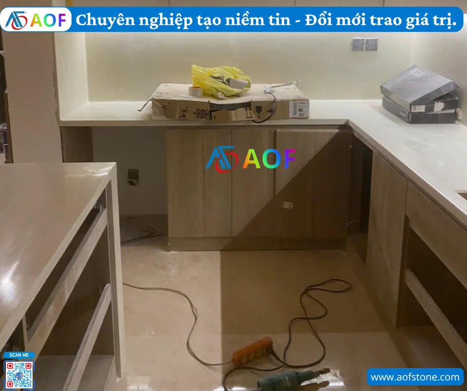 Đơn vị làm bếp solid surface uy tín tại Bình Dương - Chất lượng đảm bảo