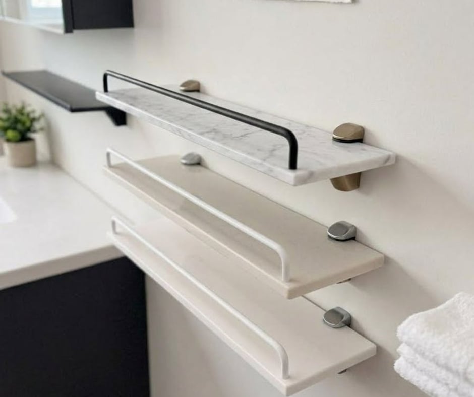 SOLID SURFACE Shelf | Kệ Đá Solid Surface Cao Cấp Cho Phòng Tắm & Nội Thất