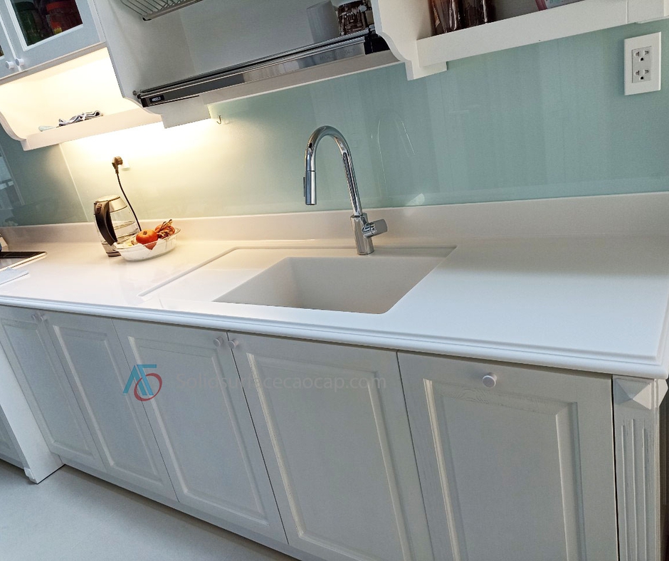 Ở đâu Lắp đặt mặt bếp solid surface liền bồn rửa tại Khánh Hòa?