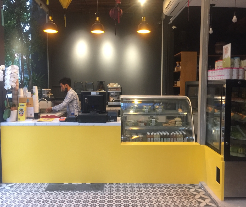 Thi công quầy bar solid surface không mối nối chống thấm tại Tây Ninh