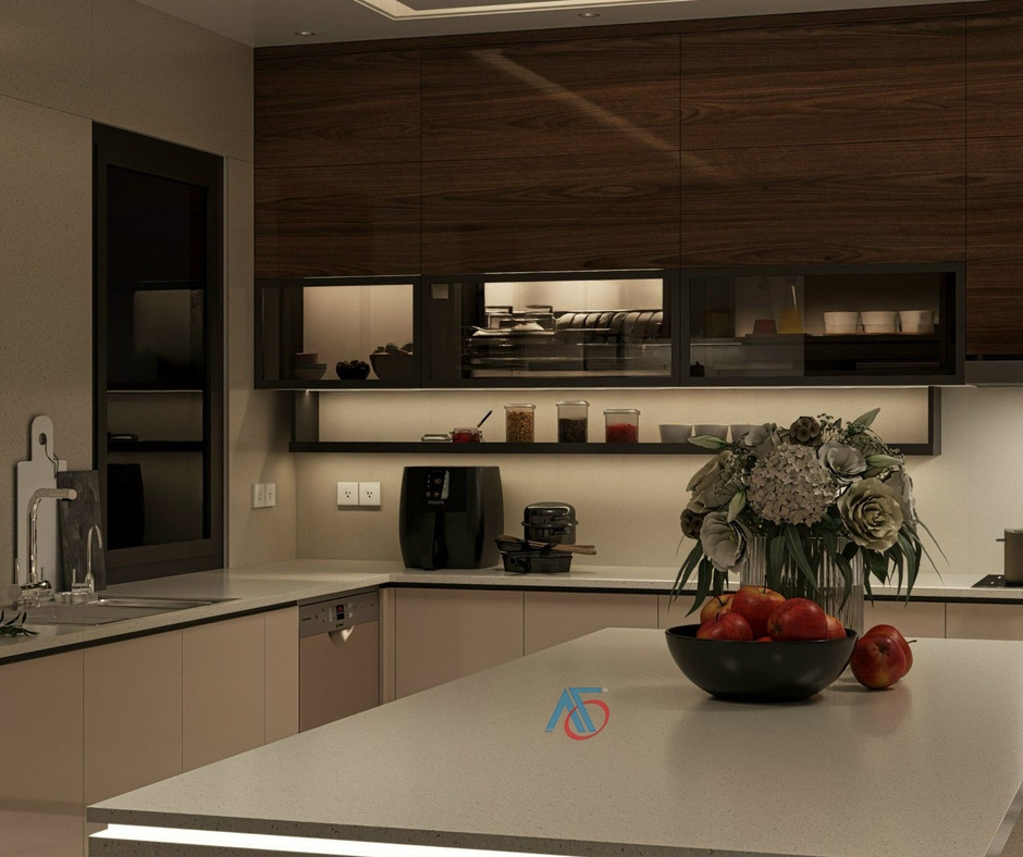 Tuyệt tác nội thất đá solid surface từ AOF tại tổ hợp nghỉ dưỡng Cát Bà