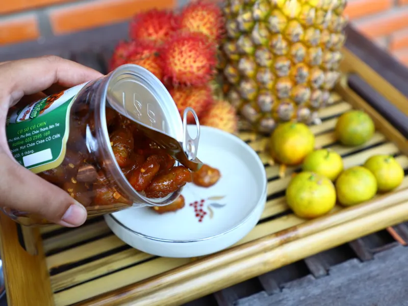 Mứt chôm chôm sấy dẻo chua cay