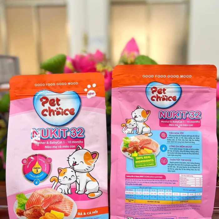 (Mèo mẹ và mèo con) Mother & BabyCat 1 - 10 months – NUKIT 32 (Mèo mẹ và mèo con) Mother & BabyCat 1 - 10 months – NUKIT 32