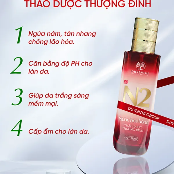 N2 - NƯỚC HOA HỒNG - MỜ NÁM THƯỢNG ĐÌNH (130ML)