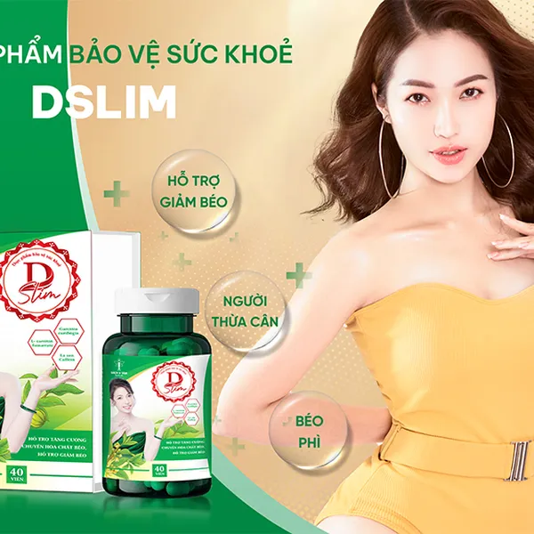 VIÊN UỐNG D - SLIM GIẢM MỠ 40 VIÊN
