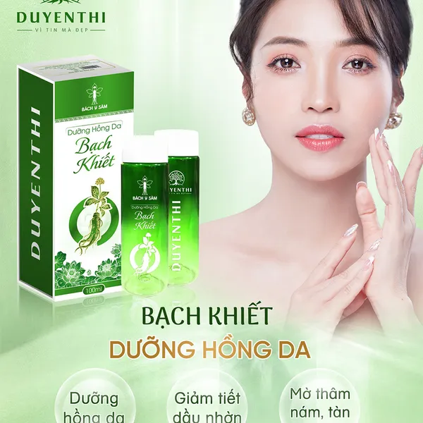 DƯỠNG HỒNG DA BẠCH KHIẾT 100ML