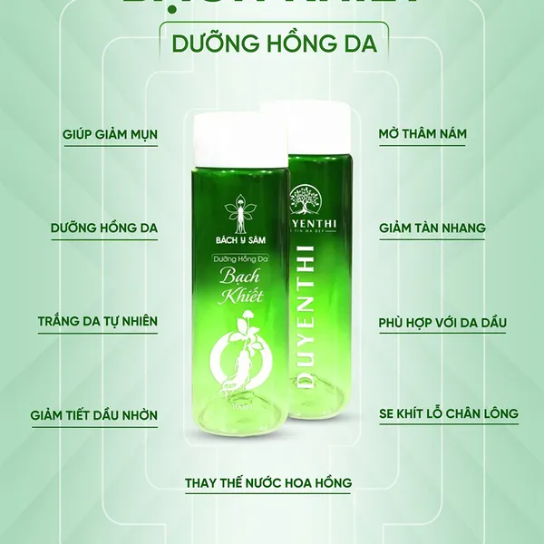 DƯỠNG HỒNG DA BẠCH KHIẾT 100ML