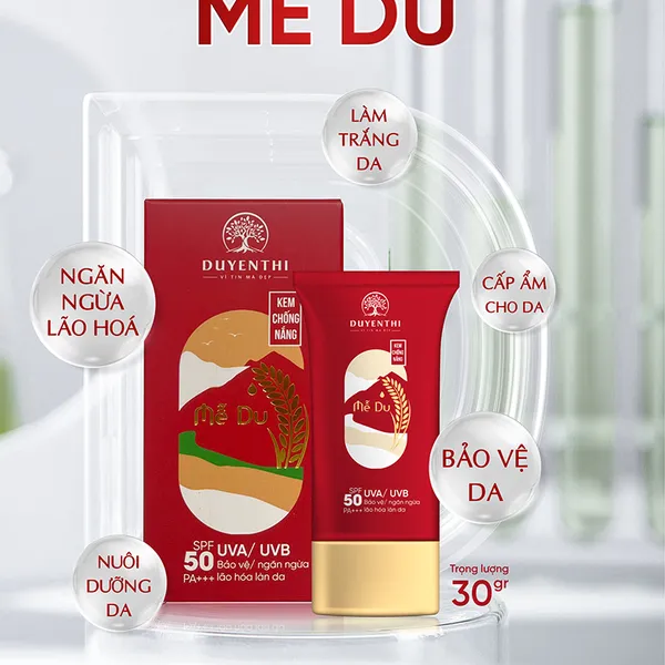 KEM CHỐNG NẮNG MỄ DU 30GR