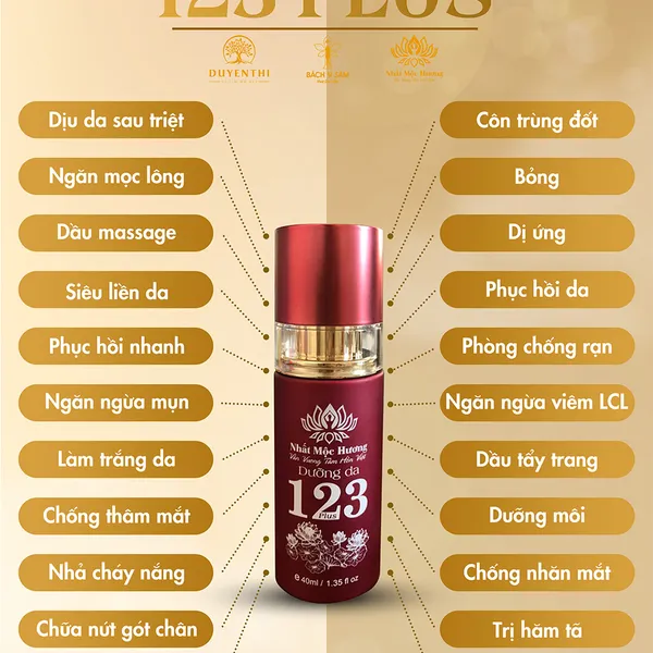 DƯỠNG DA 123 PLUS 40ML (MẪU CŨ 2022)