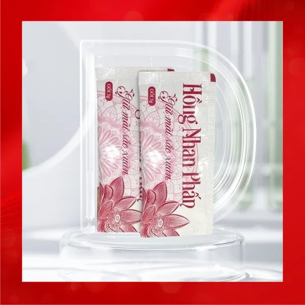 HỒNG NHAN PHẤN - CỐM UỐNG MỜ NÁM (10 GÓI)