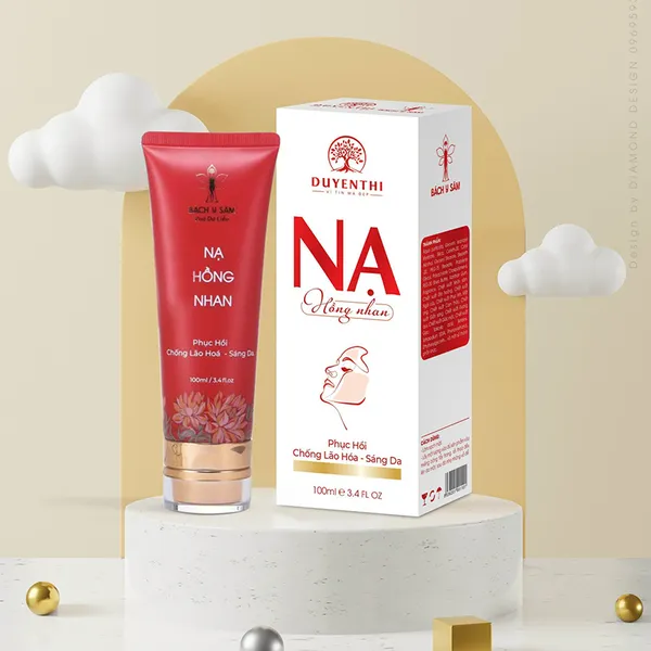 NẠ HỒNG NHAN - PHỤC HỒI VÀ LÀM TRẮNG DA 100GR