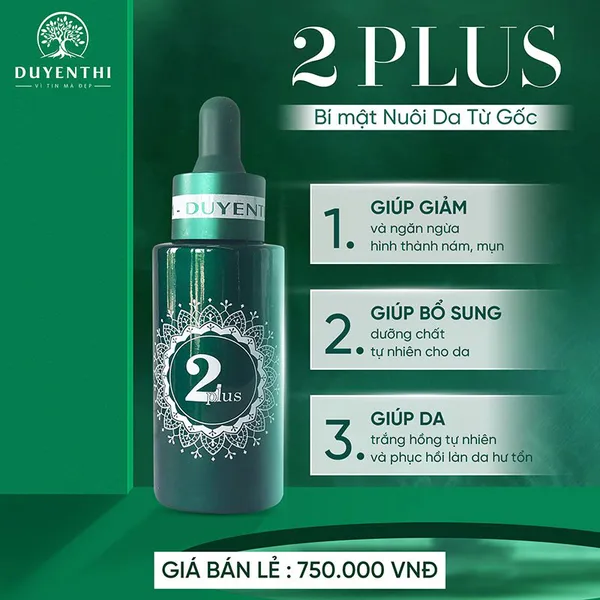 02 PLUS - NUÔI DA TỪ GỐC 30ML