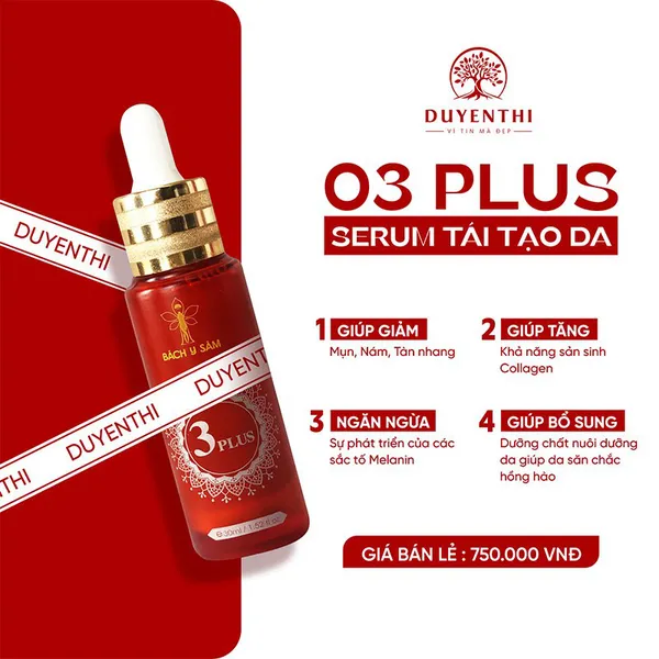 03 PLUS - NUÔI DA TỪ GỐC 30ML