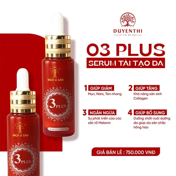 03 PLUS - NUÔI DA TỪ GỐC 30ML