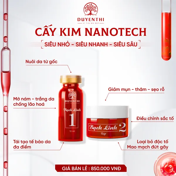 CẤY KIM NANOTECH - BẠCH LINH (BẠCH LINH 1 - BẠCH LINH 2)