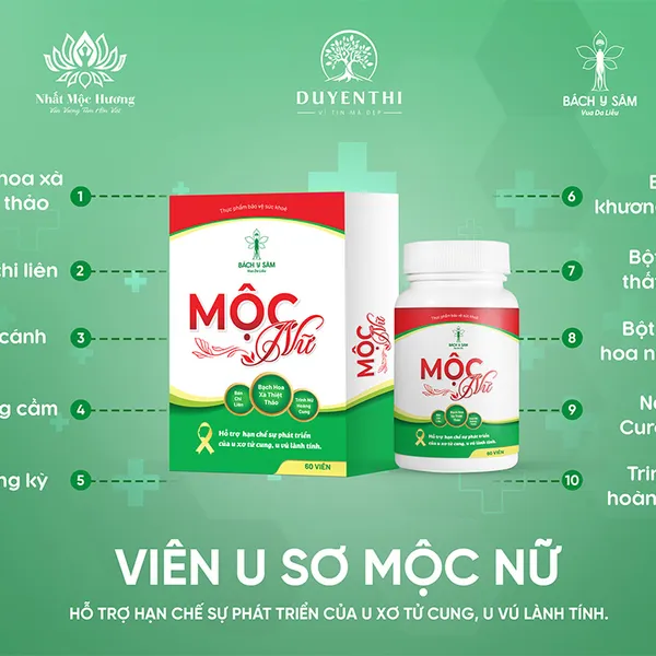 VIÊN UỐNG U XƠ MỘC MỮ
