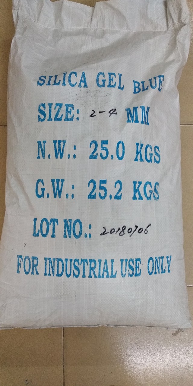 Hạt hút ẩm Silica gel xanh Hạt hút ẩm Silica gel xanh