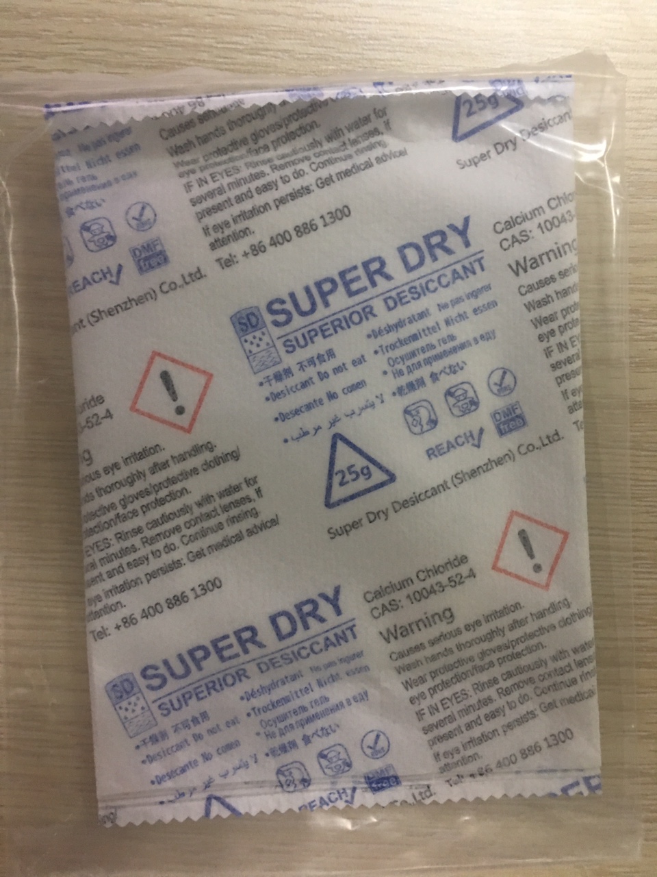 Gói bột chống ẩm Super Dry 25gr