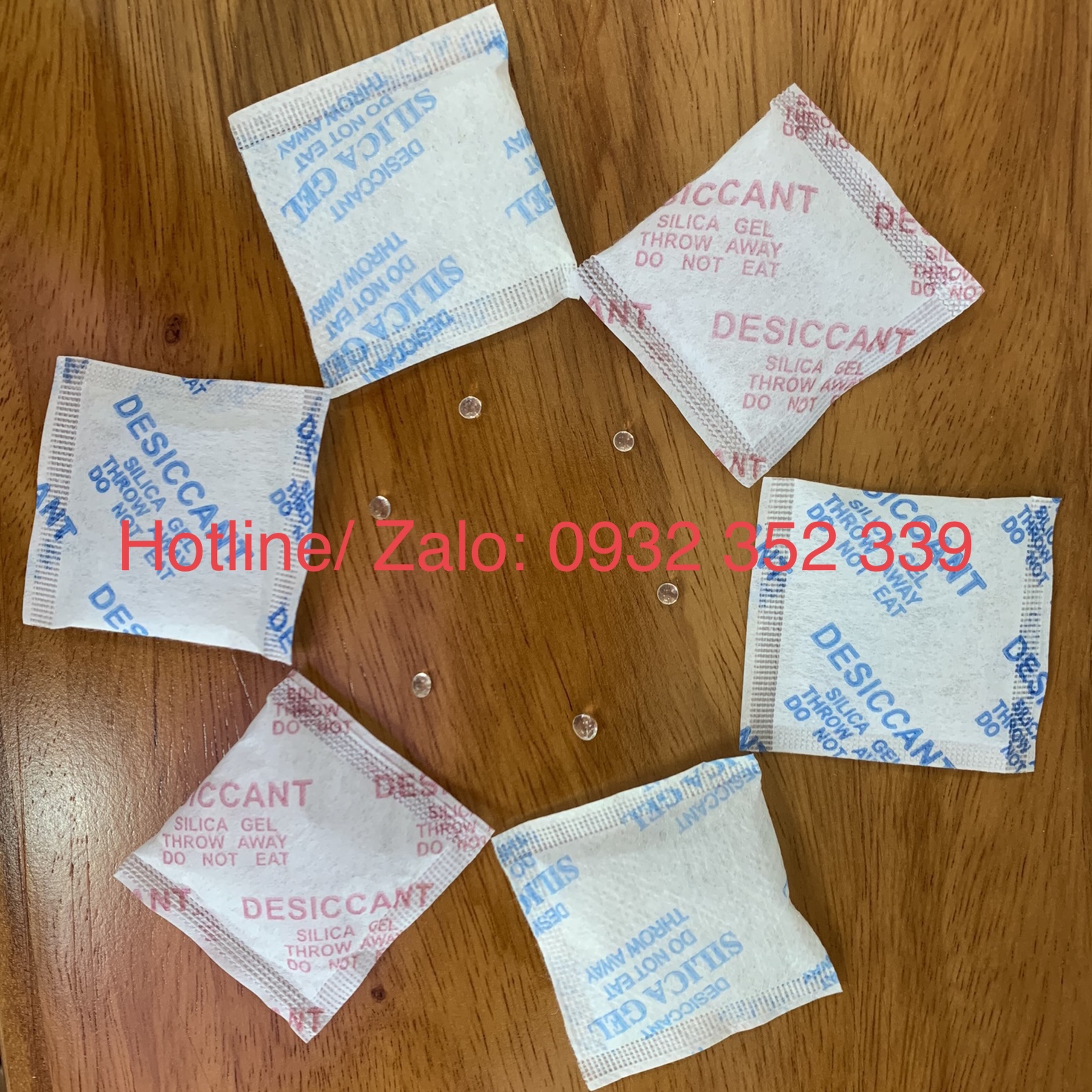 Túi hút ẩm Silica gel 5gr vải không dệt Túi hút ẩm Silica gel 5gr vải không dệt