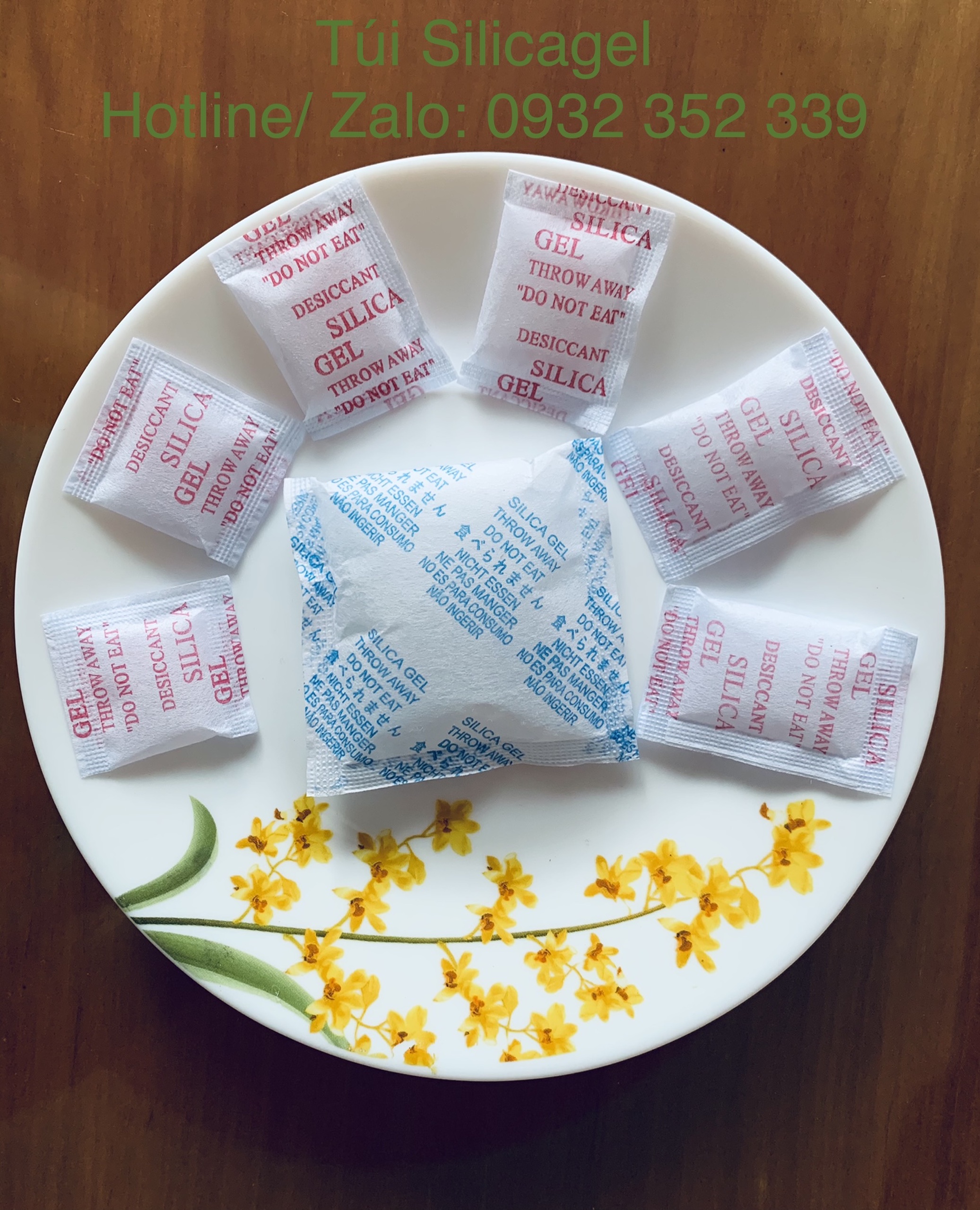 Túi hút ẩm Silica gel Túi hút ẩm Silica gel