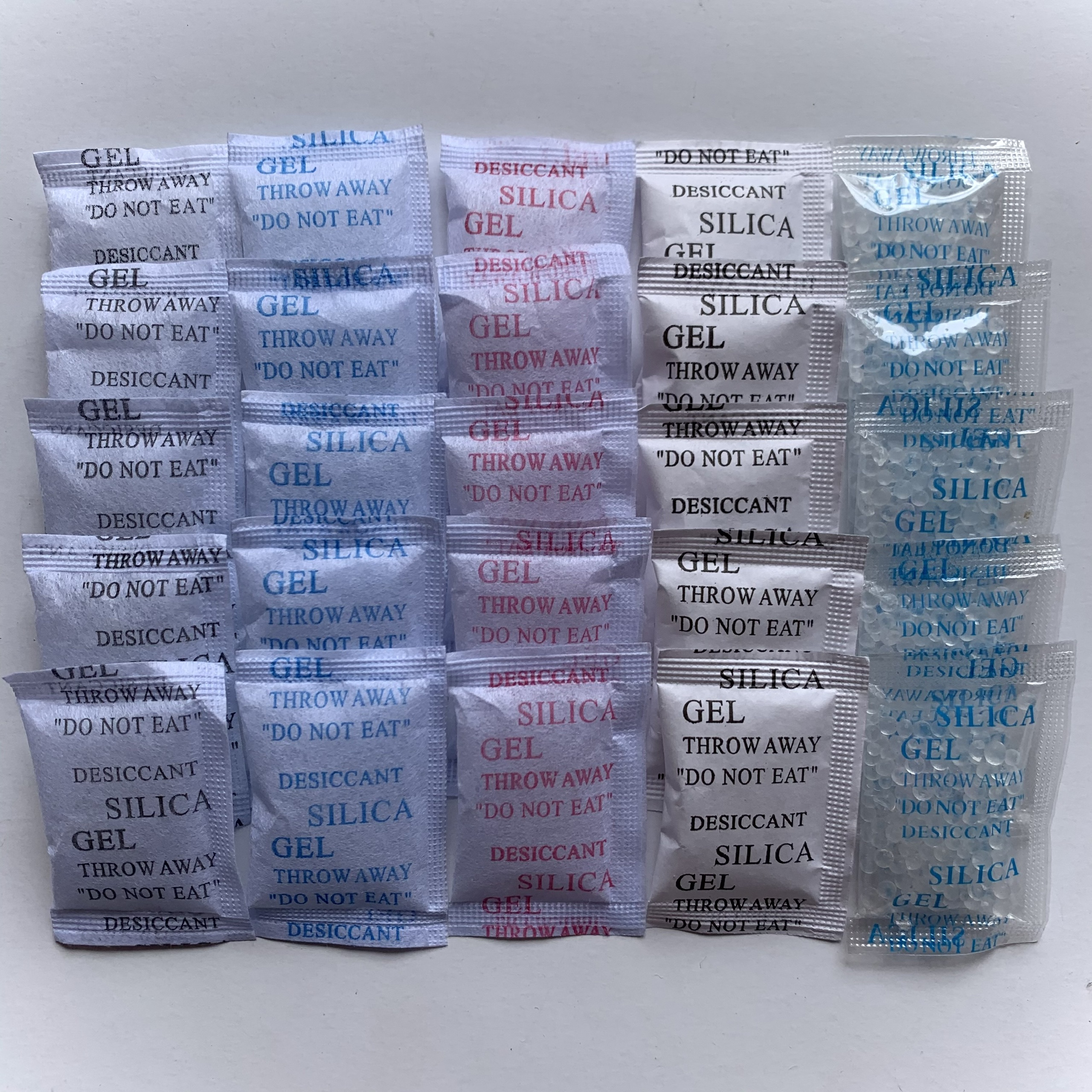 Túi Silica gel 1,1gr-3gr Túi Silica gel 1,1gr-3gr