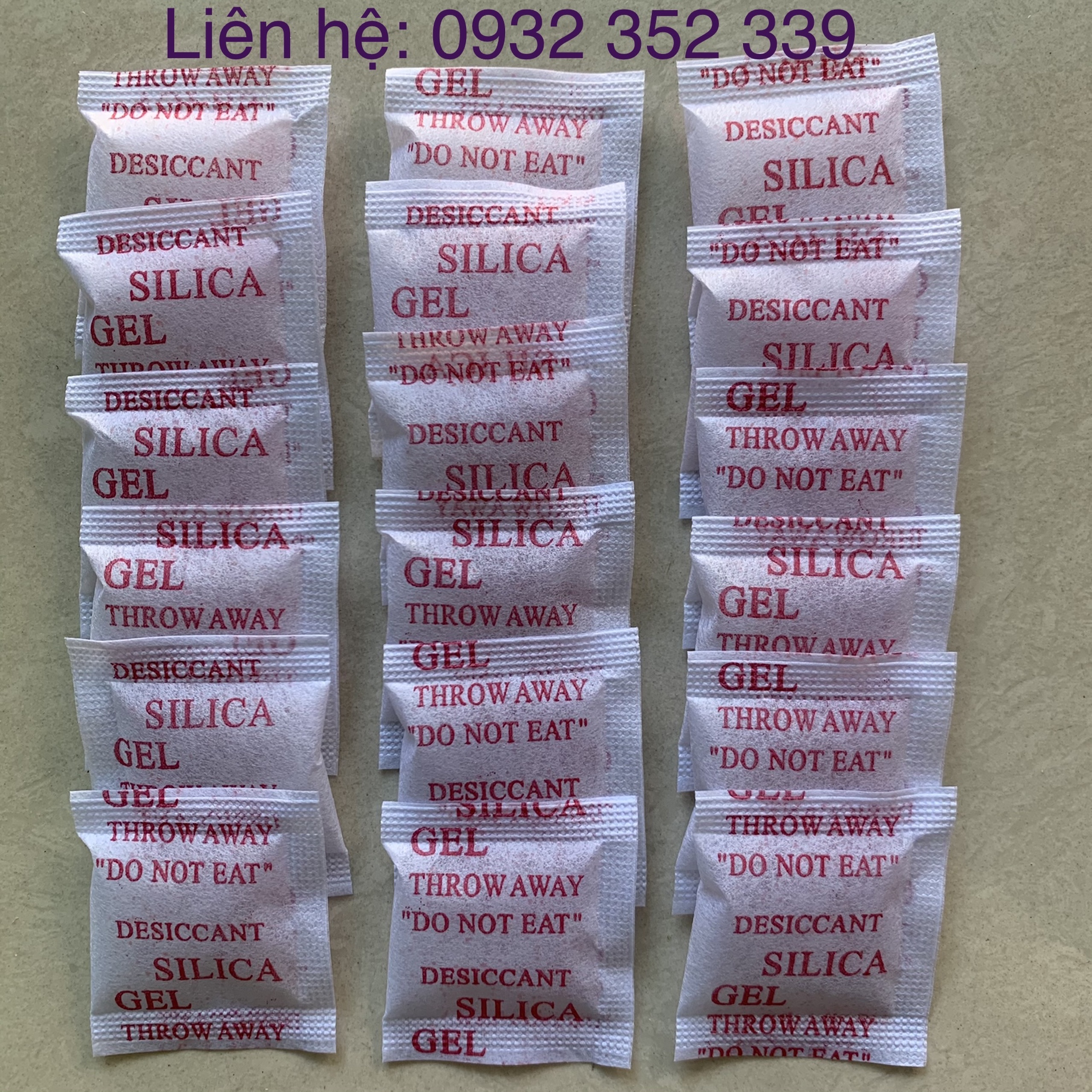 Túi hút ẩm Silica gel Túi hút ẩm Silica gel