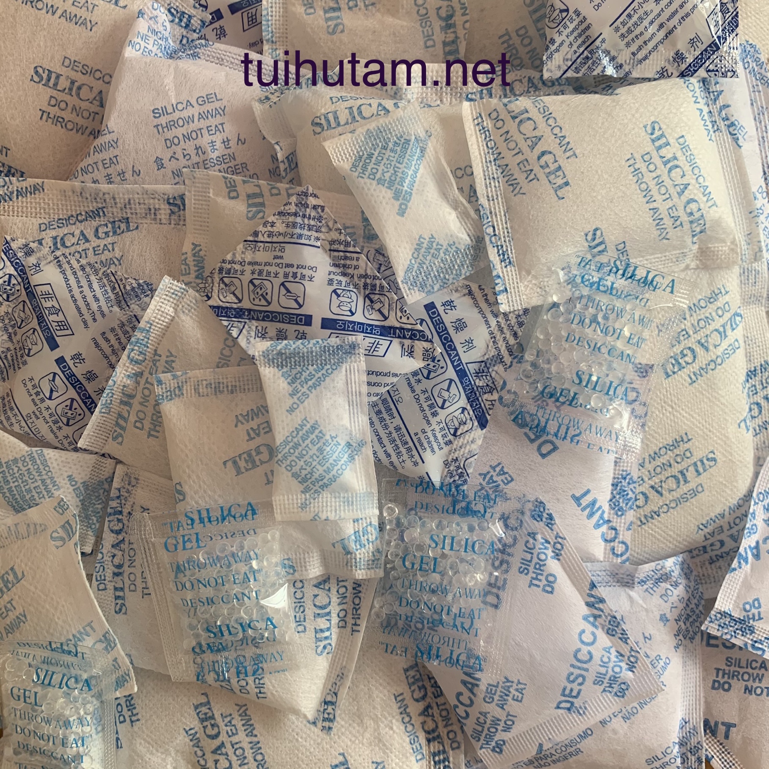 Túi hút ẩm Silica gel Túi hút ẩm Silica gel
