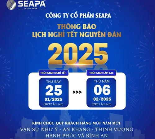 THÔNG BÁO LỊCH NGHỈ TẾT NGUYÊN ĐÁN 2025