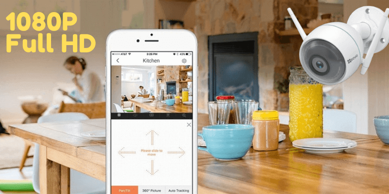 Camera wifi ngoài trời Ezviz c3wn 2mp full hd Camera wifi ngoài trời Ezviz c3wn 2mp full hd