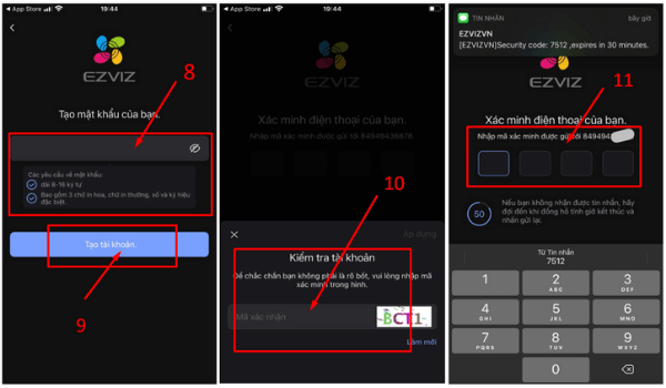 Các bước đăng ký tài khoản xem camera EZVIZ Các bước đăng ký tài khoản xem camera EZVIZ