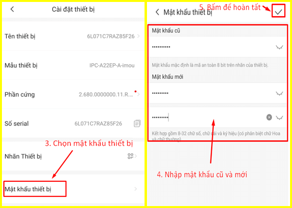Hướng dẫn đổi mật khẩu camera IMOU Hướng dẫn đổi mật khẩu camera IMOU
