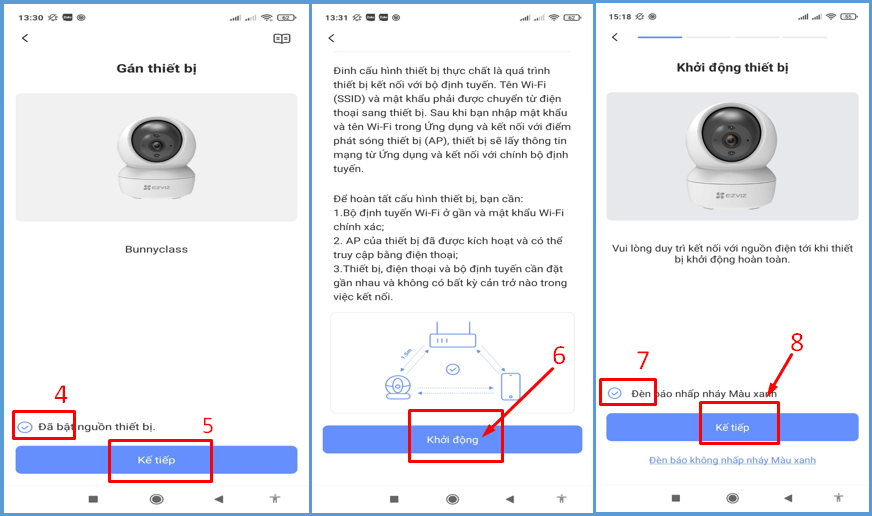 Cách gán camera Ezviz vào điện thoại Cách gán camera Ezviz vào điện thoại