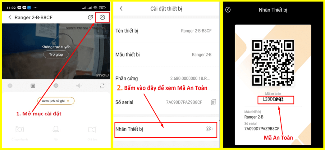Lấy lại mật khẩu khi reset camera imou Lấy lại mật khẩu khi reset camera imou