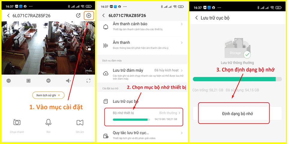 Cách xóa video camera Imou trên điện thoại Cách xóa video camera Imou trên điện thoại