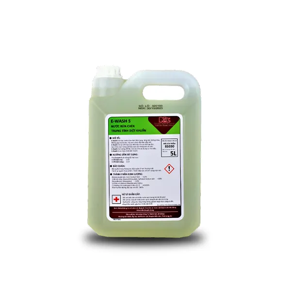 NEUTRAL MANUAL DISHWASHING DETERGENT - E-WASH S