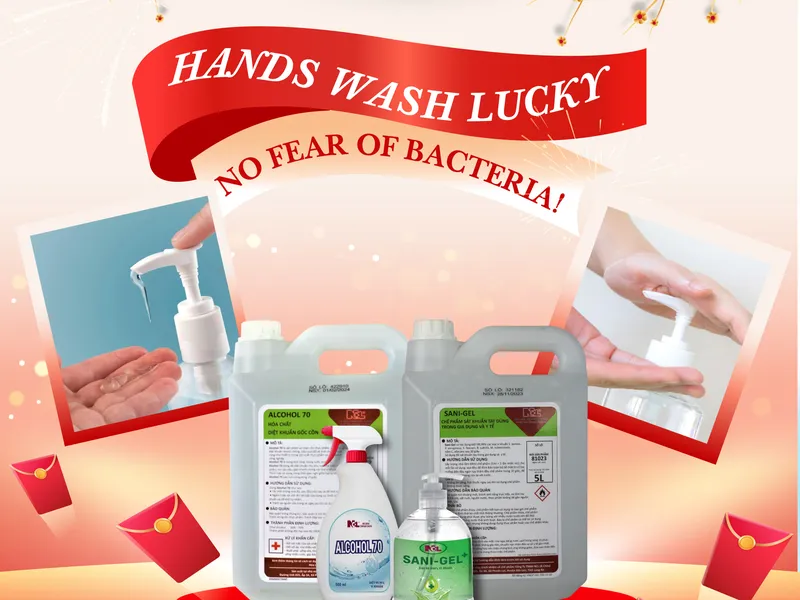 WASH YOUR HANDS FOR LUCK – NO WORRIES ABOUT BACTERIA!